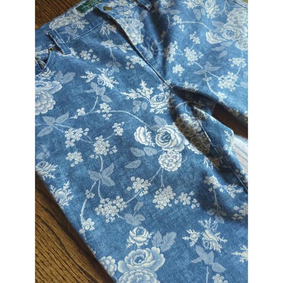 Lauren Ralph Lauren Floral Straight Leg Jeans - Picture 2 of 4